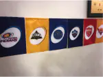 FlagSource Cricket IPL Flag For All Team MUTIPURPOSE -Ideal for Party Favors,Grand Opening,Olympics,World Cup