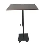 eStand Height Adjustable Laptop Table to be Used in Standing Posture (Black) Large (34 Inch - 50 Inch)