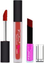 OUR BEAUTY Maroon Lipstick Long Lasting Creamy Matte Lipstick And Liquid Matte Lipstick 22, 4 G