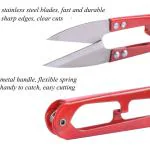 StealODeal Multicolor Mini Scissors Thread Cutter Metal Grip Scissors (Set Of 2)