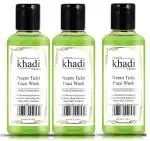 SWADESHI KHADI HERBAL Neem Tulsi Face Wash Pack Of 3 (630 ML) | Face Wash | Cleansers | Herbal face Wash