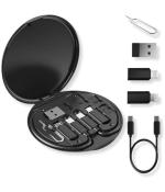 Muxyyto Multi USB Adapter Case, Card Storage & Sim Slot with Tray Ejector Pin, Multi Adapter