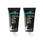mCaffeine Naked & Raw Cappuccino Coffee Face Scrub (Pack of 2)