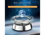 Dhairya Creations Solar Powered Rotating Levitating Planet Car Air Freshener Car Accessories For Dashboard (Mars)