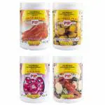 ACHAR PACHRANGA International PIP Lime Sweet Pickle - 800 gm, GulkAnd - 1 kg, Turnip And Cauliflower Sweet Pickle - 800 gm And Carrot Murabba - 1 kg - Pack of 4