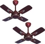 ACTIVA Galaxy-1 High Speed ( 24 Inch ) 850 RPM 4 Blades (600 MM) Ceiling Fan Pack of 2 ( DECO BROWN )