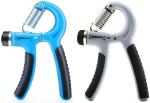 Manogyam Multicolor Stainless Steel, Plastic, Rubber Hand Gripper Set (Pack Of 2)