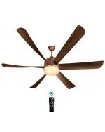 KUHL Platin D6 1500 MM 6 Aerodynamic Blades Reverse Mode Celling Fan, Brown