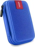 Tizum Azure Blue Ethylene Vinyl Acetate Double Padded External Hard Drive Case - 2.5 inch