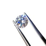 Feel Touch Mart 1.35 Carat Moissanite E Color Diamond VVS1 Clarity Gemstone Moissanite Loose Diamond Pendant for Women Round Shape Gemstone with IGl Lab Certified