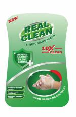 RealClean Handwash liquid, Defend Against 99.99% Germs, Removes Germs & dirt, keep hands hydrate, leaves a pleasent scent 5L