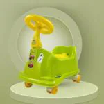 NHR Scooter Style Baby Potty Seat with four Wheel and Removable Tray for Kids, Portable Toilet Seat for 1-3 years old Toddler, (Green)