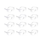 Welbuilt Premium Safety Goggles Eye Protection, Anti Fog, Scratch Resistant, UV Protected, Light Weight Polycarbonate Protective Safety Glasses (Pack of 12 )