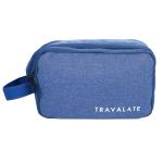 TRAVALATE Navy Blue Polyester Travel Toiletry Bag