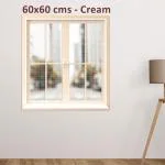 Classic Mosquito Net Grey Fiber Glass Pre-Stitched Window Net 60 cm x 60 cm