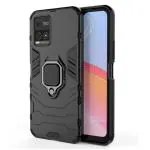 RJR Vivo Y21 Back Cover |Heavy Duty |Kickstand | Back Case Cover for Vivo Y21-Black