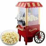Rich mart Popcorn Machine Big Vintage Collection and Electric Popcorn Maker Making Machine,Automatic Instant Popcorn Maker Stylish Design 1200-Watts Electric Popcorn Maker Machine For Home Use