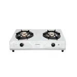 Suryaflame Retro Stainless Steel Auto Ignition Gas Stove with 2 Brass Burner