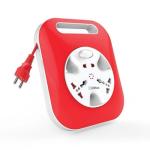 EMBOX 2 Pin and 3 Pin Multi Plug Socket-5 Meter Extension Board