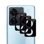 Kite Digital [Pack of 3] Vivo iQOO Z6 Pro 5G [Black] Back Camera Lens Protector Tempered Glass - Full Camera Coverage with Easy Installation Kit