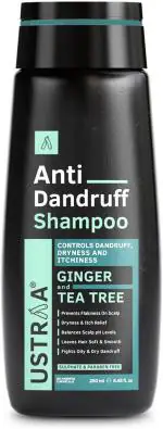 USTRAA Anti Dandruff Shampoo With Climbazole, Ginger and Tea Tree Oil 250 ml