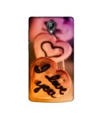Casotec I Love you Design Printed Silicon Soft TPU Back Case Cover for Micromax Bolt D320