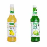 Sarwar Lemon Syrup & Mint Mojito Syrup 750 ML ( Pack or 2 )