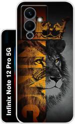 Case Club Transparent Silicon Back Cover For Infinix Note 12 Pro 5G