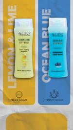 LIEVE Lemin & ocean blue body wash Pack of 3