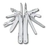 Victorinox Swiss Tool Spirit MX with Nylon Pouch, Silver, Swiss Made (3.0224.MN)