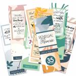 Creatie Christian Bookmarks on a New Beginning, Bible Verses, God's Words, 35Pcs