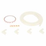 Safe-o-kid Unique High Density L-Shaped 2 Mtr Long 4 Medium Edge Guards With 16 Corner Cushions Pack of 4