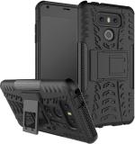 Leyon Black Plastic Back Cover For Lg G6