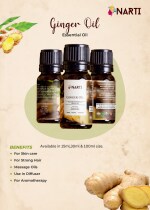 Premium NARTI ORGANIC Natural Ginger Essential Oil 30ml
