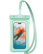 Spigen Aqua Shield Floating Waterproof Cover Case A610, IPX8 Waterproof Phone Case for iPhone 15 Pro Max and More, Samsung Galaxy S24 Ultra, Pixel 7a and up to 8.2inch - Mint(1 Pack)