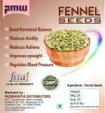 Pmw - Grade A Quality - Fennel Seeds - Uncoloured - Saunf - Eating Soap - 1 Kilo