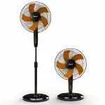 Impex Impulse 400 mm Table pedestal 2 in 1 convertible fan with 2 years warrantay (Orange and Black)
