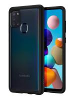 Spigen Black Polycarbonate Back Cover For Samsung Galaxy A21S