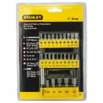 Stanley 68-071-23 Chrome Vanadium Steel Insert Bit Screwdriver Set 26 Piece