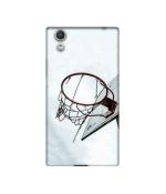 Casotec Basketball Ring Design Printed Silicon Soft TPU Back Case Cover for Sony Xperia R1 Plus