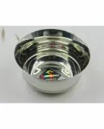 HOMORAA Stainless Steel Taplen Katri / Bowls size 3.8 Inches and 100 ,Grams Weight (Pack Of 3)