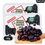 Herbanutss Kimia Dates Dates, 1kg(Pack Of 2 500x500g)