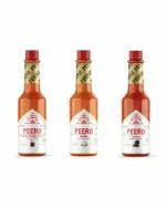 Peero Hot Sauce Garlic, Timbur and Red Cherry Pepper Vegetarian 60 g (Pack of 3)