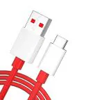 UBPro Type C USB Cable 6.5 A 1 m 65W/6.5A SUPER FAST CHARGING CABLE FOR SUPER VOOC, SUPER DART, FLASH, TURBO, (Compatible with OPPO,REALME,NARZO,ONEPLUS,VIVO,IQOO,SAMSUNG,MOTOROLA,MI,REDMI,POCO) (Red)
