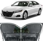 Able Dotnet Half Car Magnetic Sun Shade Curtains for Honda Accord New Type-II Set of 4 Pcs (2008 to Till Now Model)