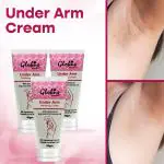 Globus Remedies Under Arm Whitening Cream, Skin Lightening Formula, Suitable For All Skin Types, 50 gm (pack of 3)