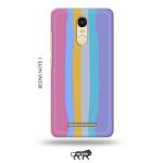 Tweakymod Printed Rainbow New Back Cover For Redmi Note 3