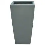 PLANTERS Highly Durable Polymer Planter for Indoor Outdoor Plant , Flower Pot Gamla Tree Planter Container Planters for Living Room, Balcony, Garden, Office WHITE STONE 24 Inch