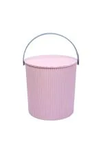 Lofa Pink Polyurethane and Plastic Multiuses Round Bucket