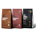 OT India Winter Special Combo of Adark Chai, Masala Chai, Gold Tea 200gm each (Pack of 3)